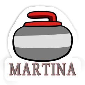 Martina Sticker Curling Stone Image