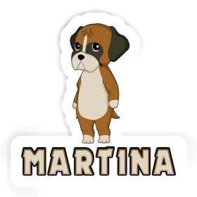 German Boxer Autocollant Martina Image