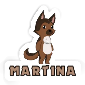 Martina Aufkleber Deutscher Schäferhund Image