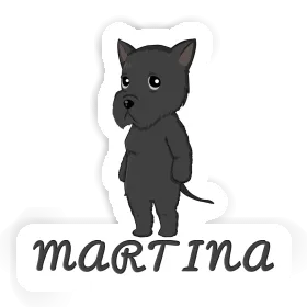 Sticker Riesenschnauzer Martina Image