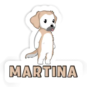 Martina Autocollant Golden Retriever Image