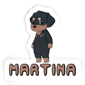 Martina Aufkleber Rottweiler Image