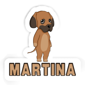 Martina Sticker  Great Dane Image