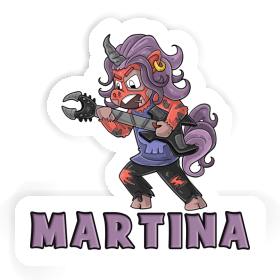 Sticker Rocking Unicorn Martina Image