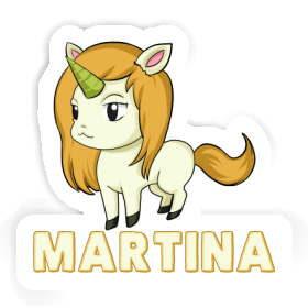 Sticker Martina Unicorn Image