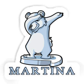 Eisbär Aufkleber Martina Image