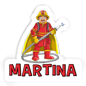 Feuerwehrmann Sticker Martina Image