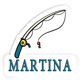 Sticker Fishing Rod Martina Image