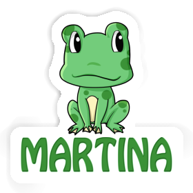 Frosch Sticker Martina Image