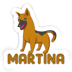 Martina Sticker Schäferhund Image