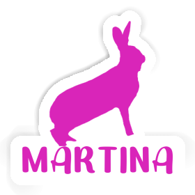 Martina Autocollant Lapin Image