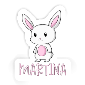 Martina Autocollant Lapin Image