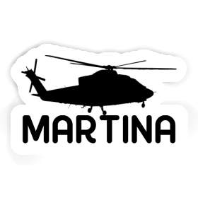 Sticker Martina Helicopter Image