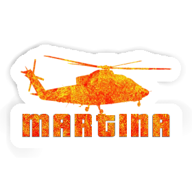 Sticker Helikopter Martina Image