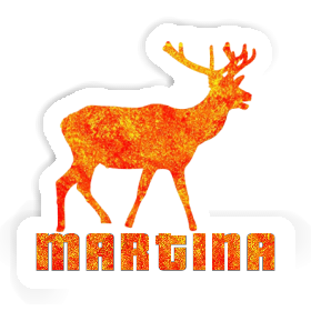 Cerf Autocollant Martina Image