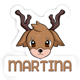 Martina Sticker Hirsch Image