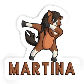 Dabbing Horse Sticker Martina Image