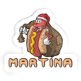 Sticker Hot Dog Martina Image