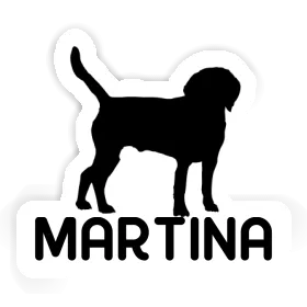 Chien Autocollant Martina Image