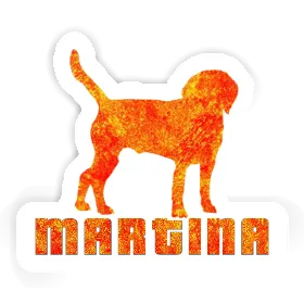 Autocollant Chien Martina Image