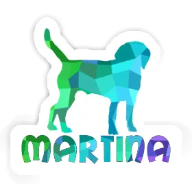 Sticker Hund Martina Image