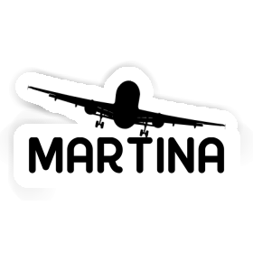 Flugzeug Sticker Martina Image