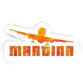 Sticker Martina Flugzeug Image