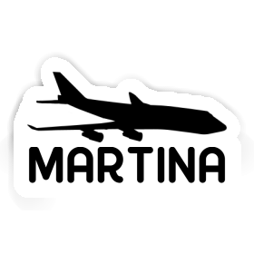 Autocollant Jumbo-Jet Martina Image