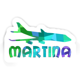 Martina Sticker Jumbo-Jet Image