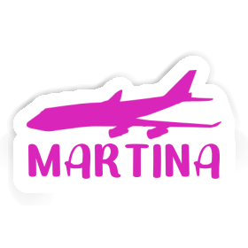 Jumbo-Jet Autocollant Martina Image