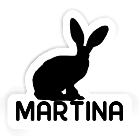 Aufkleber Hase Martina Image