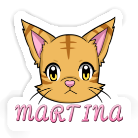 Autocollant Martina Chat Image