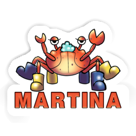 Autocollant Crabe Martina Image