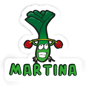 Sticker Weightlifter Martina Image