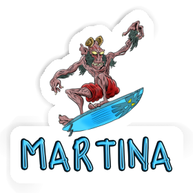 Autocollant Surfeur Martina Image