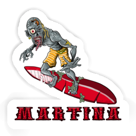 Sticker Martina Surfer Image