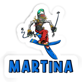 Sticker Martina Skier Image