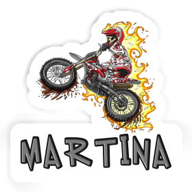 Sticker Motocross Rider Martina Image