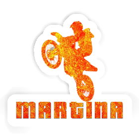 Sticker Martina Motocross-Fahrer Image