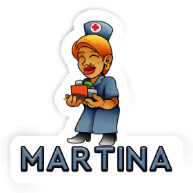 Martina Aufkleber Krankenschwester Image