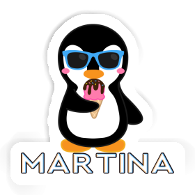 Aufkleber Martina Eis-Pinguin Image