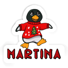 Sticker Martina Christmas Penguin Image