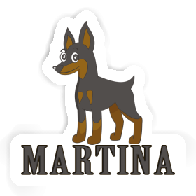 Pinscher Aufkleber Martina Image