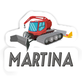 Martina Sticker Snow Groomer Image