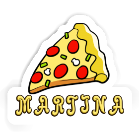 Aufkleber Martina Pizza Image