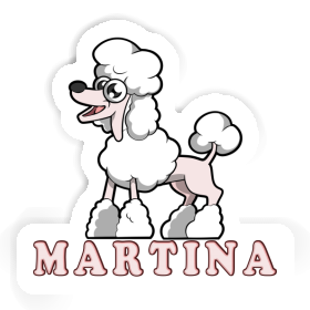 Pudel Sticker Martina Image