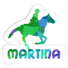 Sticker Horse Rider Martina Image