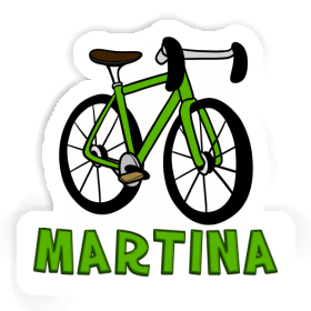 Sticker Racing Bicycle Martina Image