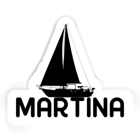 Sticker Martina Segelboot Image