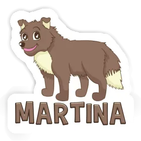 Autocollant Chien de berger Martina Image